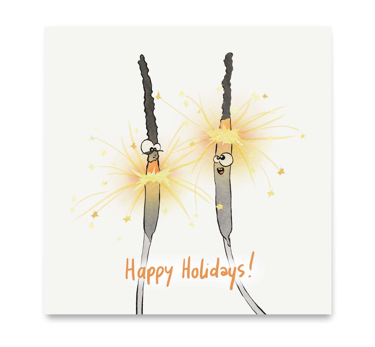 Handgemaakte wenskaart - Sterretjes - Mags Up Your Mind